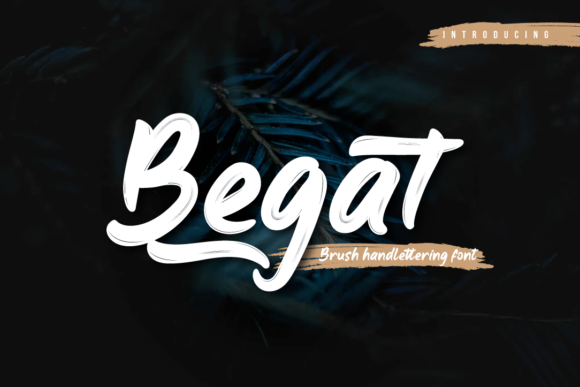 Begat: A Brush Handwritten Font for Authentic Design