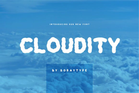 Cloudity: A Whimsical Handwritten Font for Light, Dreamy Design