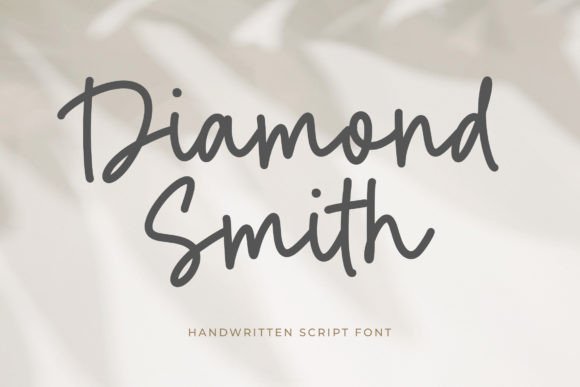 Diamond Smith Font: A Delicate and Elegant Handwritten Style