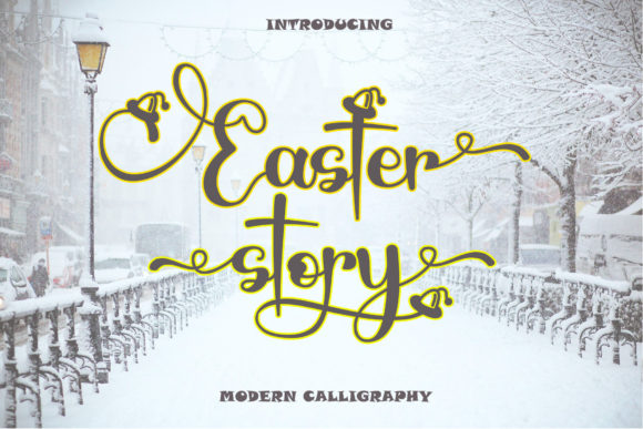 Easter Story: A Handwritten Font with Quiet Confidence