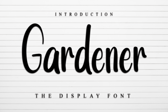 Gardener: Handwritten Charm That Feels Like Home