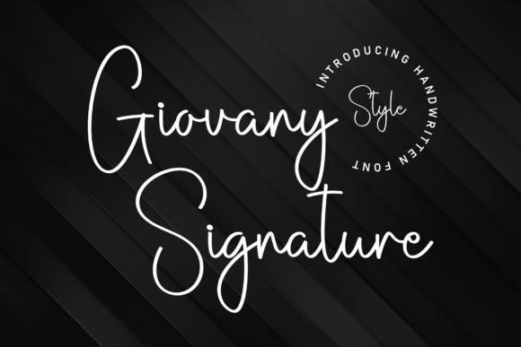 Giovany Signature: The Elegant Handwritten Font That Elevates Real-World Design
