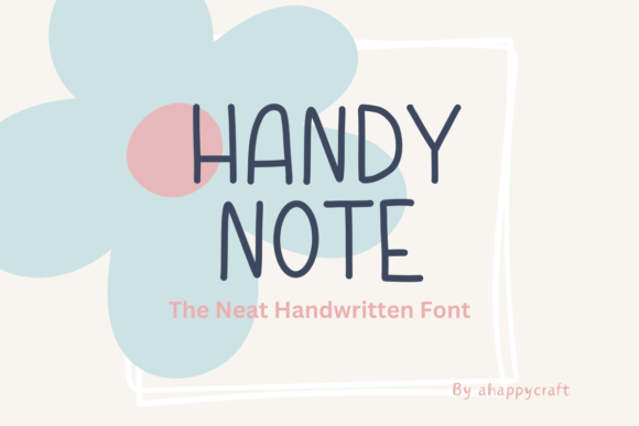 Handy Note: A Cute Handwritten Font for Real Life