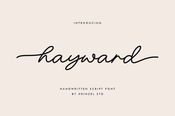 Hayward: A Handwritten Font with Heart