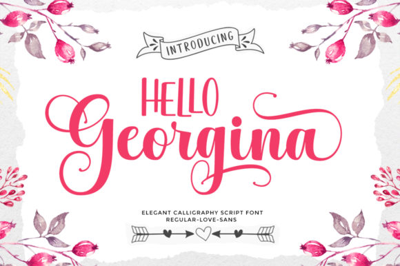 Hello Georgina: A Handwritten Font That Fits Real Creative Workflows