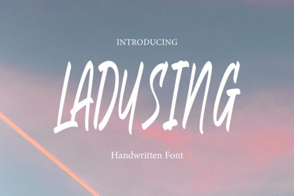 Ladusing Font: A Versatile Script for Creative Expression