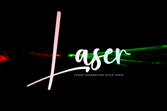 Laser: A Sweet, Luxurious Handwritten Font