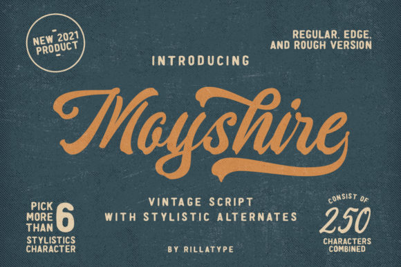 Moyshire: A Bold Handwritten Font That Brings Confidence and Character to Your Design Projects