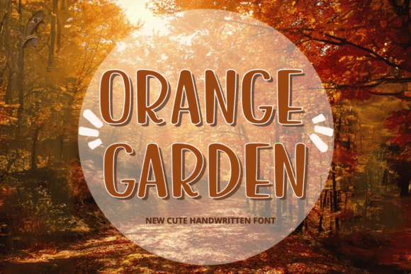 Orange Garden: A Playful Handwritten Font