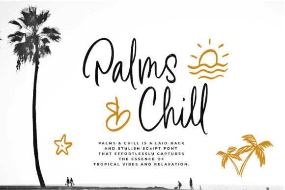 Palms Chill: The Tropical Script Font That Redefines Visual Tone in Modern Design