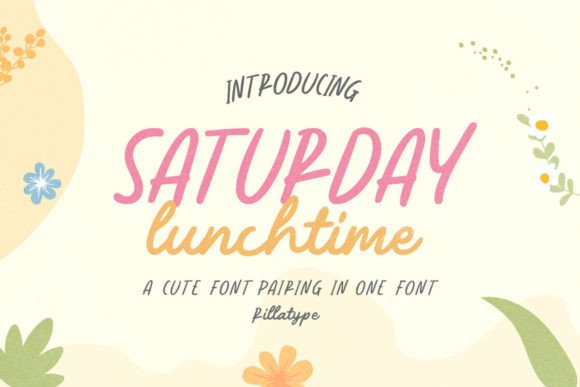 Saturday Lunchtime Font