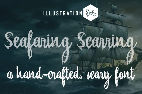 Seafaring Searring: A Handwritten Font for Distinctive Design Applications