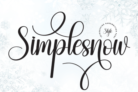 Simplesnow: Handwritten Elegance, Simplified