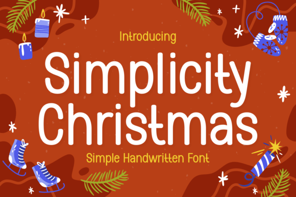 Simplicity Christmas: A Handwritten Holiday Font