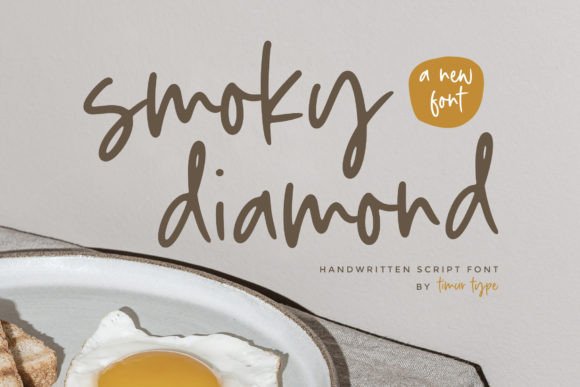 Smoky Diamond: Handwritten Charm with a Bold Edge