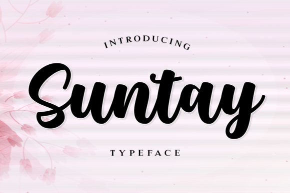 Suntay: A Bold Handwritten Font for Confident Design